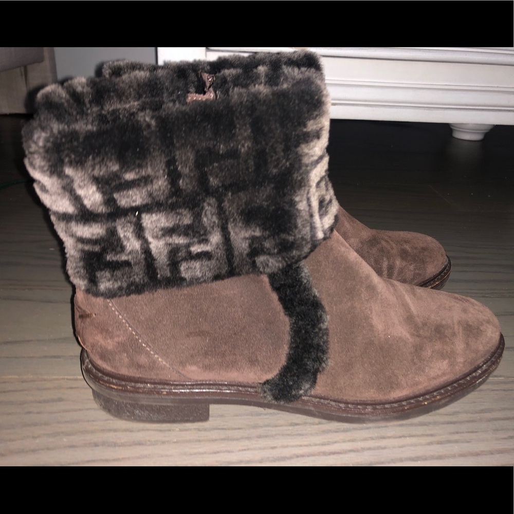 Fendi fur boots